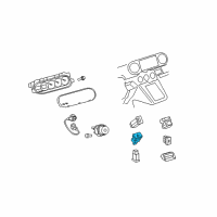 OEM 2010 Scion xB Hazard Switch Diagram - 84332-12531