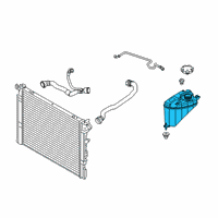 OEM 2021 BMW 840i Gran Coupe EXPANSION TANK Diagram - 17-13-9-846-642