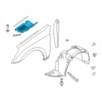 OEM 2012 Hyundai Equus Cover-Engine Room, RH Diagram - 29320-3N000