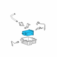 OEM 2002 Hyundai Accent CANISTER Assembly Diagram - 31420-22900