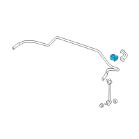 OEM Acura MDX Bush, Stabilizer Holder Diagram - 52306-STX-A01