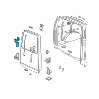 OEM 2004 Chevrolet Express 3500 Upper Hinge Diagram - 15994451