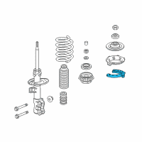 OEM 2019 Honda HR-V Rubber, Left Front Spring (Lower) Diagram - 51694-TX6-A01