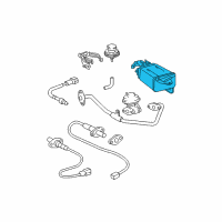 OEM Toyota Vapor Canister Diagram - 77740-35392