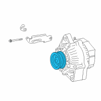 OEM Scion Pulley Diagram - 27415-0T011