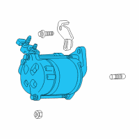 OEM Dodge B1500 Engine Starter Diagram - R6027702AC