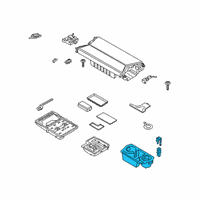 OEM 2019 BMW Z4 CUP HOLDER FOR STORAGE COMPA Diagram - 51-16-6-809-123