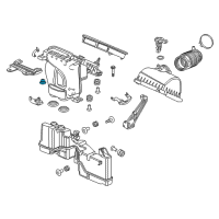 OEM 2010 Honda CR-V Rubber, Air Cleaner Mounting Diagram - 17212-P2J-000