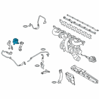 OEM 2018 BMW 540i xDrive Auxiliary Water Pump Diagram - 11-51-8-671-654