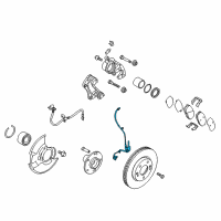 OEM 2013 Kia Forte Koup Sensor Assembly-Front Abs Diagram - 598101M300