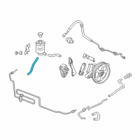 OEM 2010 Honda Odyssey Hose, Oil Tank Diagram - 53733-SHJ-A02