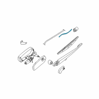 OEM 2009 Nissan Pathfinder Hose-Washer Diagram - 28975-EA502