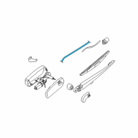 OEM 2012 Nissan Pathfinder Hose-Washer Diagram - 28975-EA500