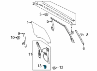 OEM 2022 Ford Bronco MOTOR ASY - WINDOW OPERATING Diagram - M2DZ-9923394-A