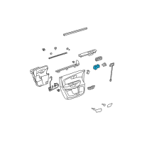 OEM GMC Window Switch Diagram - 20945224