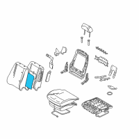 OEM 2007 Lincoln MKZ Seat Back Heater Diagram - 6H6Z-14D696-BA