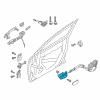 OEM Scion Handle, Inside Diagram - 69205-WB003