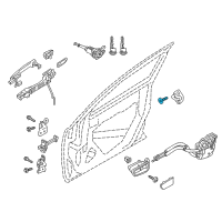 OEM 2020 Toyota Yaris Striker Screw Diagram - 90118-WB612