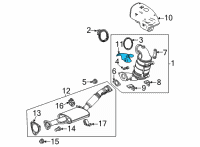 OEM 2021 Buick Encore GX Converter Shield Diagram - 12683292