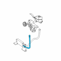 OEM 2003 Ford Explorer Sport Trac Pressure Hose Diagram - 1L5Z-3A719-LA