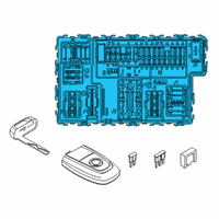 OEM 2019 Ford Ranger Body Control Module Diagram - JU5Z-15604-BP