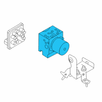 OEM Ford ABS Control Unit Diagram - 9C2Z-2C215-A