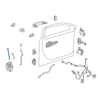 OEM 2014 Buick Regal Control Rod Diagram - 13249528