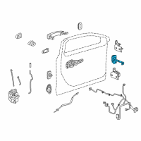 OEM 2016 Buick Regal Door Check Diagram - 13229021