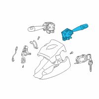 OEM Toyota Corolla Wiper Switch Diagram - 84652-1A840