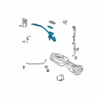 OEM 2011 BMW X5 Fuel Level Sensor Left Diagram - 16-11-7-212-588