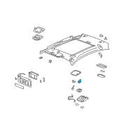 OEM Saturn Sunroof Switch Diagram - 22715995