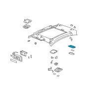 OEM Saturn Aura Lamp Asm-Dome *Light Ttnum Diagram - 15276622