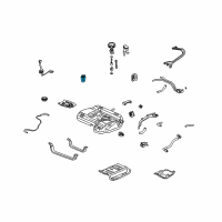 OEM 2001 Honda Odyssey Reservoir Diagram - 17706-S0X-A01