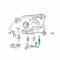 OEM 2013 Nissan Sentra Cover-Socket, Headlamp Diagram - 26029-3SG3B