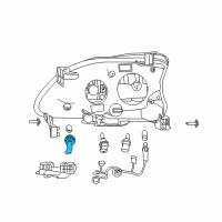 OEM 2013 Nissan Sentra Cover-Socket, Headlamp Diagram - 26029-3SG3A