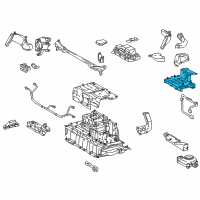 OEM 2017 Lexus GS450h Bracket Sub-Assembly, Hv Diagram - G920U-30010