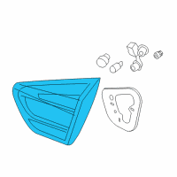 OEM 2017 Kia Rio Lens & Housing-Rear Combination Inside Diagram - 924301W200