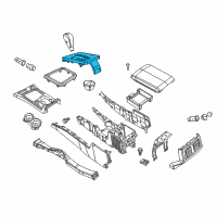 OEM Dodge Challenger Bezel-Console PRNDL Diagram - 4578633AA