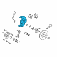 OEM Toyota Corolla Splash Shield Diagram - 47782-12170