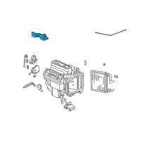 OEM 2001 Honda Odyssey Valve Assembly, Water Diagram - 79710-S0X-A01