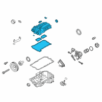 OEM 2016 BMW 328i GT xDrive Cylinder Head Cover Diagram - 11-12-7-633-630