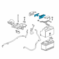 OEM 2018 Buick Regal Sportback Junction Block Diagram - 39148592