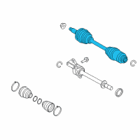 OEM 2006 Lincoln Zephyr Axle Assembly Diagram - 8E5Z-3A428-C