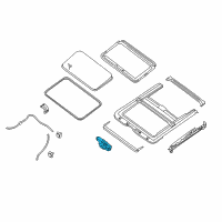 OEM 2015 Nissan Sentra Motor Assy-Sunroof Diagram - 91295-4AF0A