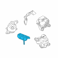 OEM 2015 Chevrolet Colorado Transmission Mount Diagram - 23195929