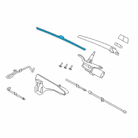 OEM 2016 BMW X5 Wiper Blade Diagram - 61-62-7-294-429