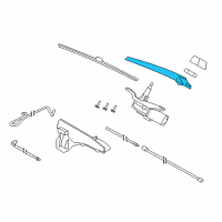 OEM BMW X5 Wiper Arm Diagram - 61-62-7-294-431