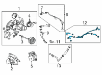 OEM 2021 Chevrolet Trailblazer Water Return Tube Diagram - 55515820