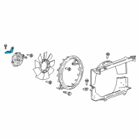 OEM GMC Savana 3500 Mount Bracket Diagram - 12674359