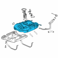 OEM 2012 Chevrolet Cruze Fuel Tank Diagram - 39035879